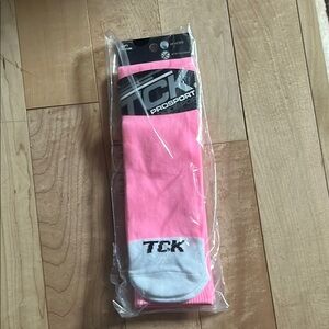 TC Athletic Pink and White Socks